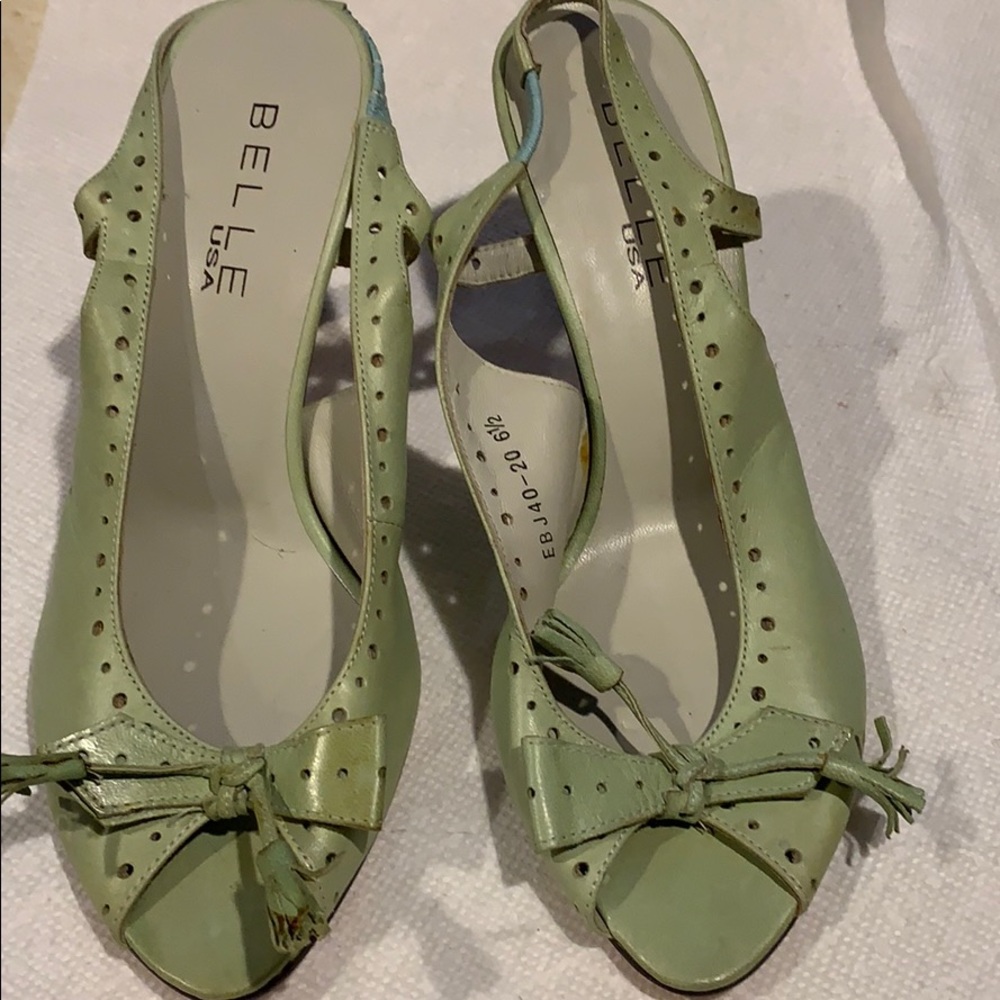 Belle USA Sling-back heels